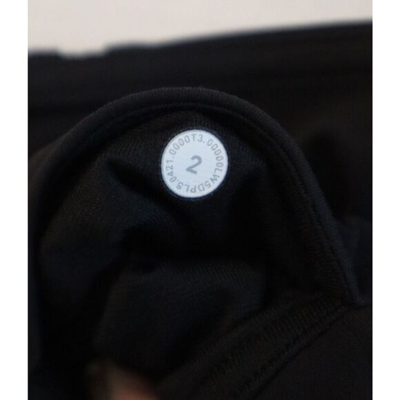 Lululemon W5DPLS Women's Sz 2 Black Nulu Mesh Panels High-Rise 25" Tights - Picture 5 of 13